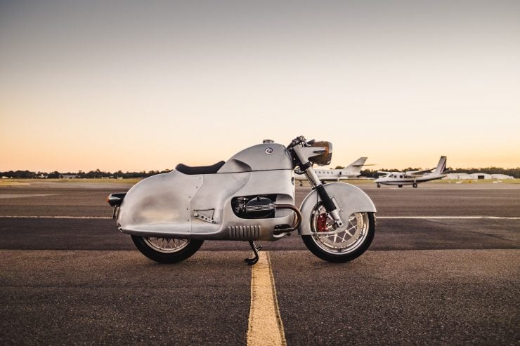 Custom BMW R100 RS Aero Motor Retro Side