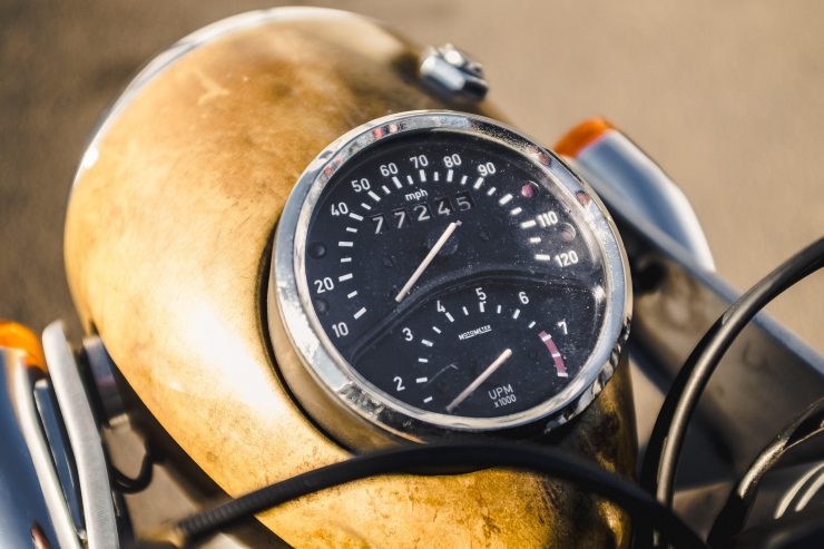 Custom BMW R100 RS Aero Motor Retro Speedo