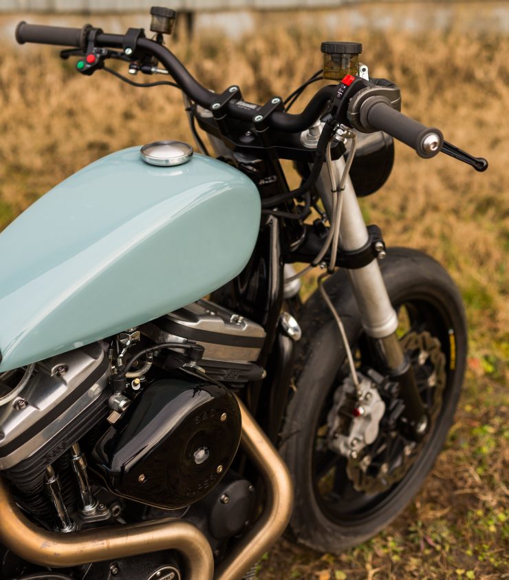 Custom Harley-Davidson Sportster Street Tracker Overhead