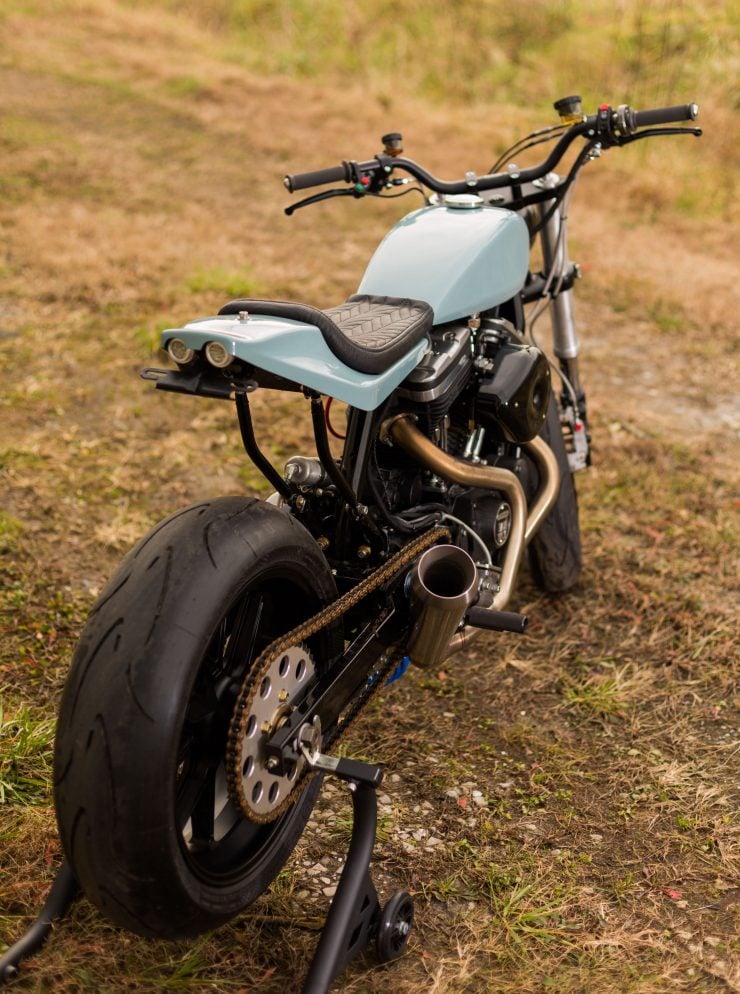 Custom Harley-Davidson Sportster Street Tracker Rear