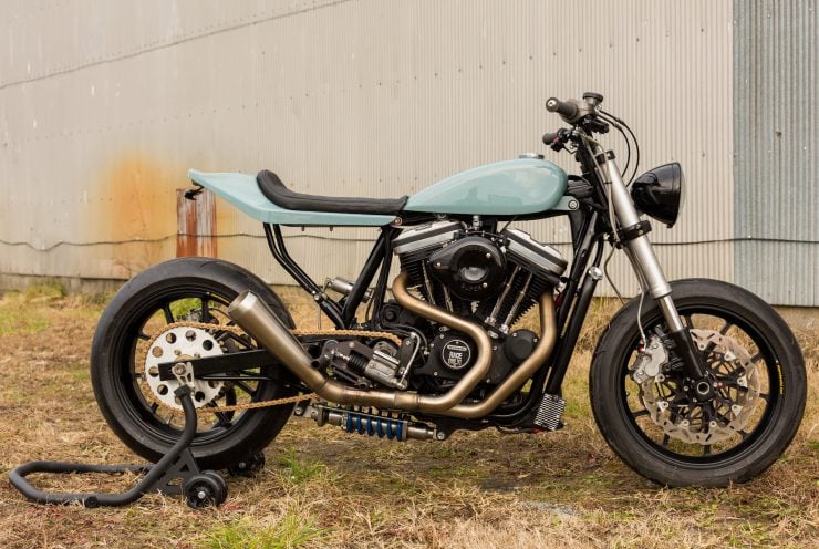 Custom Harley-Davidson Sportster Street Tracker Right Side