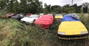 Field Of Abandoned Ferraris
