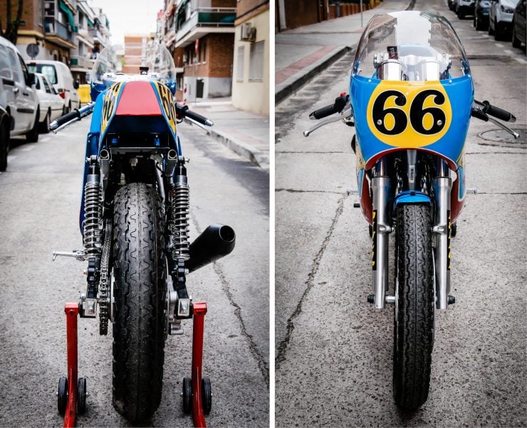 Mash TT 40 Cafe Racer Front and Back