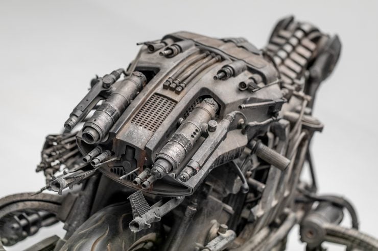 Moto-Terminator - The Ducati Hypermotard Based Terminator Salvation Stunt Bike Front