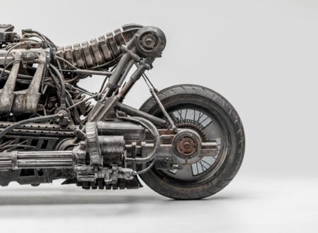 Moto-Terminator - The Ducati Hypermotard Based Terminator Salvation Stunt Bike Rear