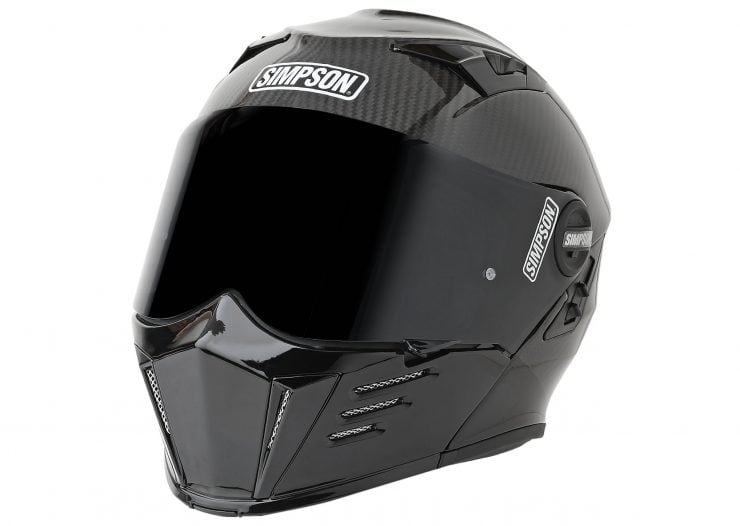 Simpson Mod Bandit Carbon Helmet - A Lightweight Carbon Fibre Modular