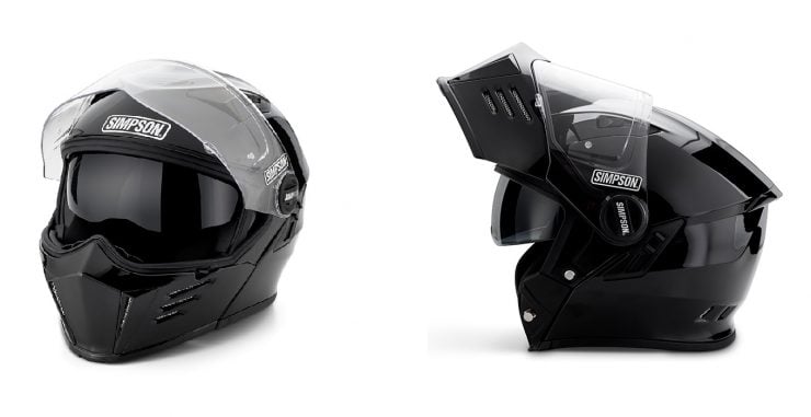 Simpson Mod Bandit Carbon Helmet Details