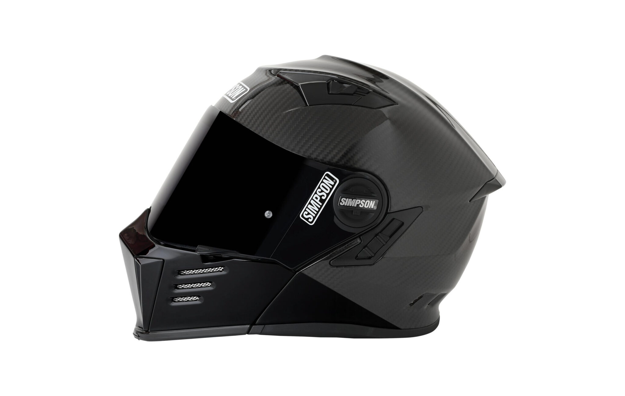 Simpson Mod Bandit Carbon Helmet - A Lightweight Carbon Fibre Modular