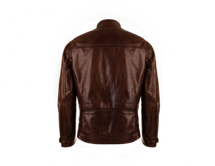 VKTRE Moto Co Heritage Leather Road Jacket Back