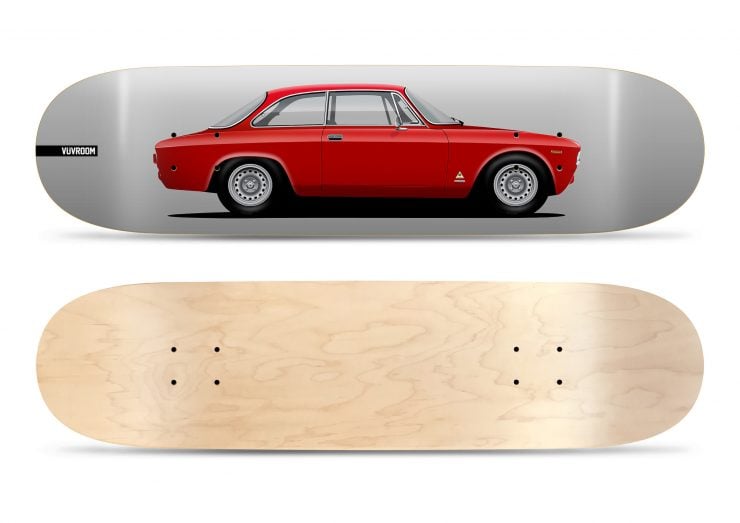 Vuvroom Skateboard Deck Alfa Romeo