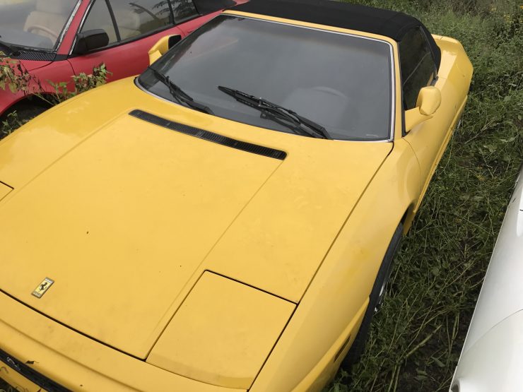 Yellow Ferrari 348