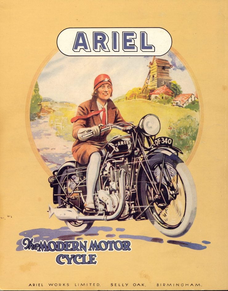 Ariel motorcycle advertisement
