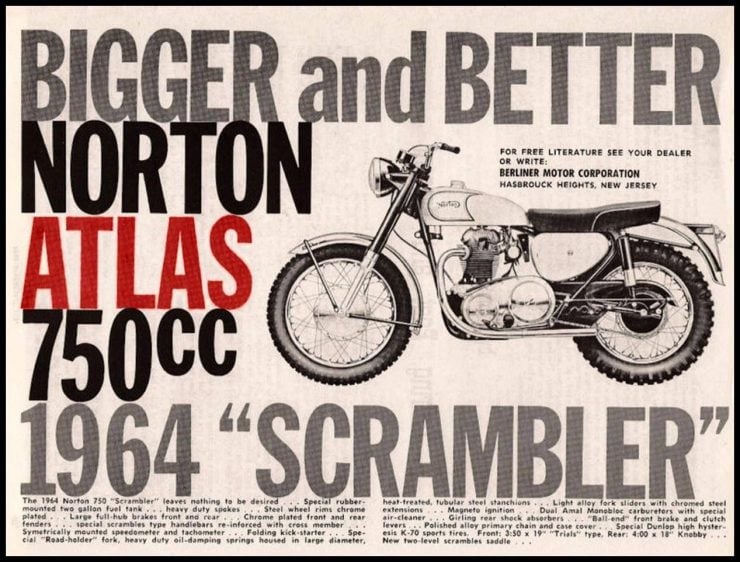 Norton N15 Atlas scrambler