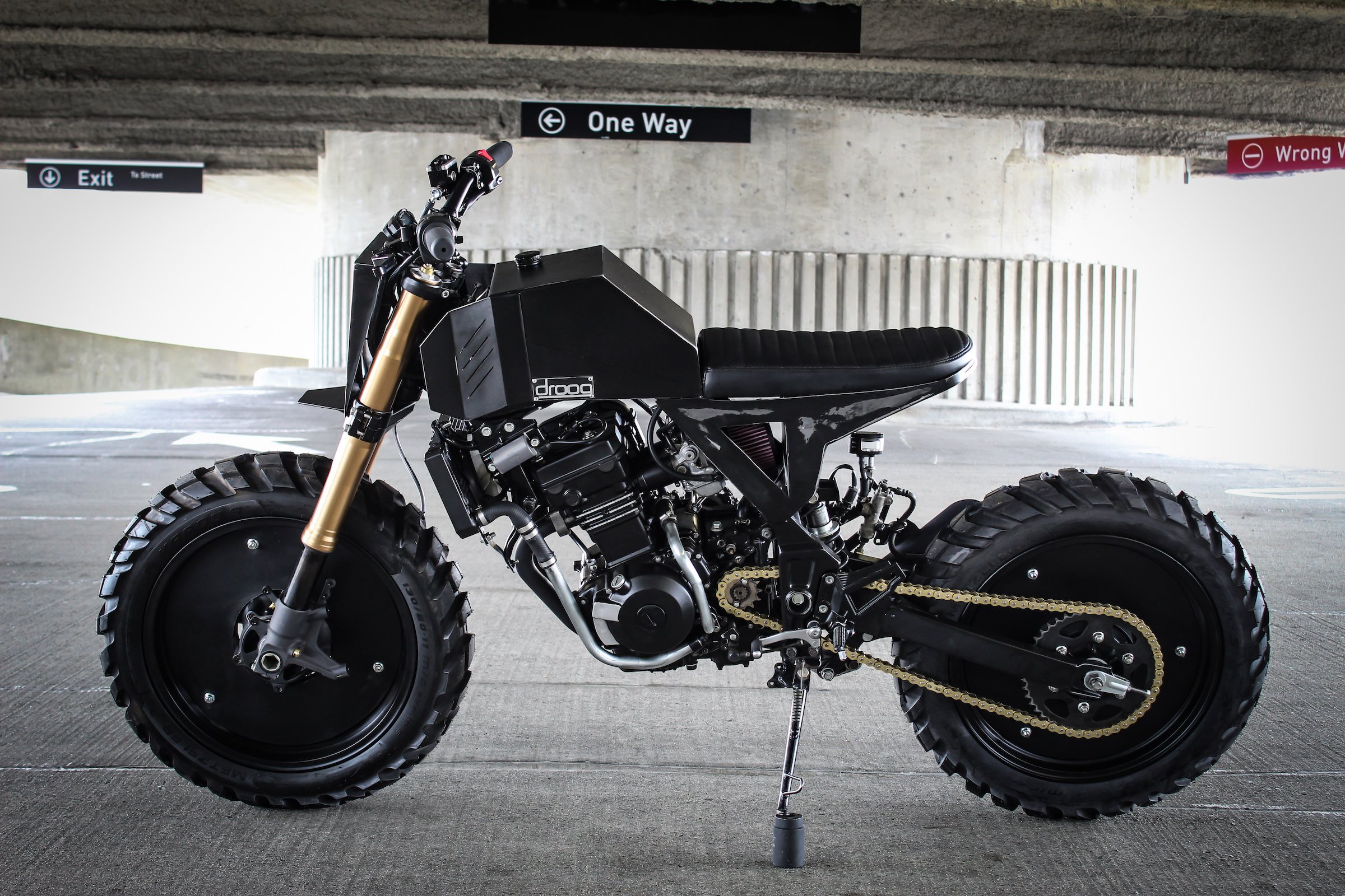 Droog Moto Custom Kawasaki Ninja 250 R Scrambler Street