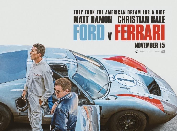 Ford v. Ferrari Movie Poster Christian Bale Matt Damon