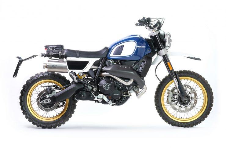 Fuoriluogo Kit Ducati Desert Sled 800 Blue