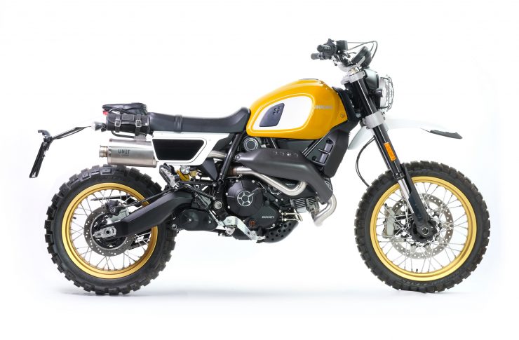 Fuoriluogo Kit Ducati Desert Sled 800 Yellow