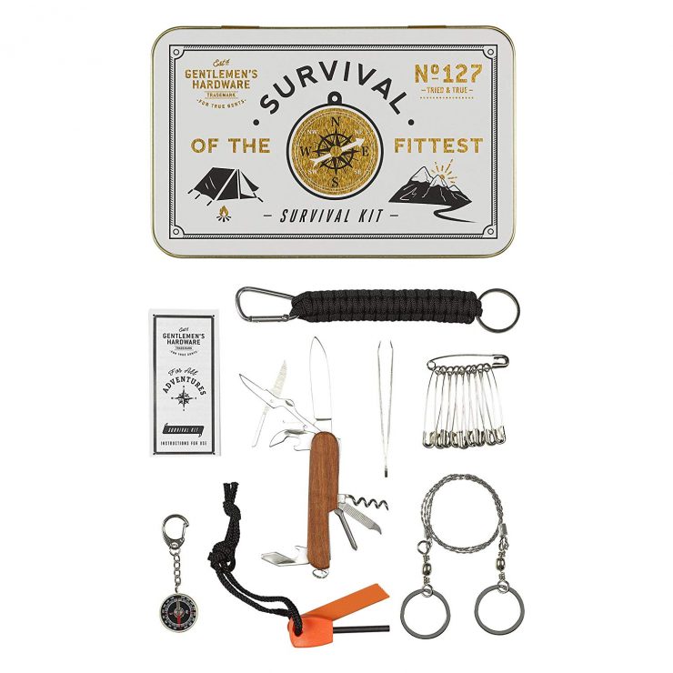 Gentlemen's Hardware Ultimate Adventure 16-Piece Outdoor Survival Tool Kit 2