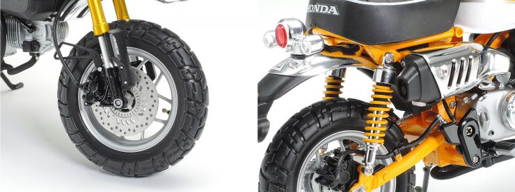 Honda Monkey 125 Tamiya Model Front Wheel