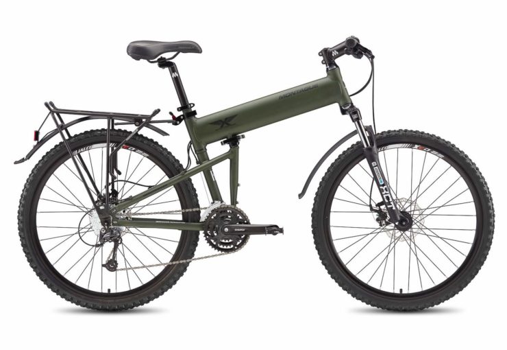 Montague Paratrooper Folding Mountain Bike Side