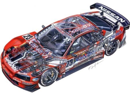 Nissan Skyline GT-R Cutaway