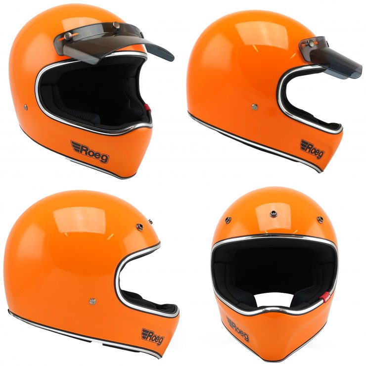 Roeg Pereuna Full Face Motorcycle Helmet Orange