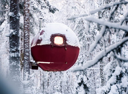 Tree Tent Snow 2