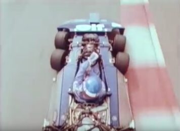 six-wheeled Tyrrell F1 car