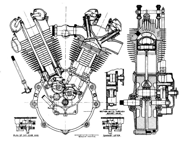 JAP motorcycle engine