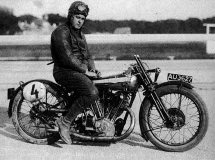 Brough Superior SS100 Pendine racing motorcycle