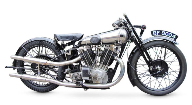 Brough Superior SS100 Pendine racing motorcycle