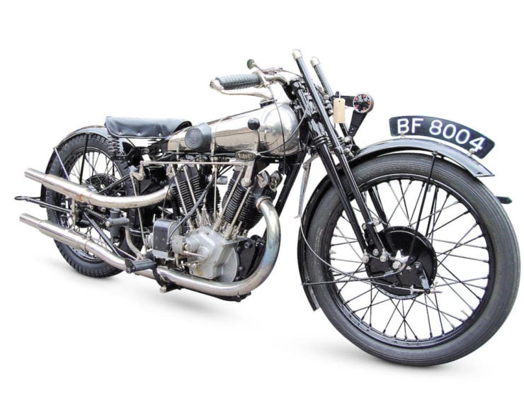 Brough Superior SS100 Pendine racing motorcycle