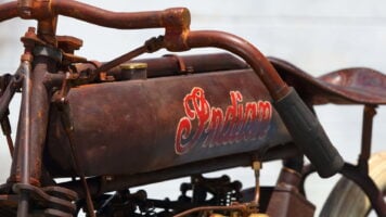 Indian 8-Valve Twin Board Track Racer Fuel Tank