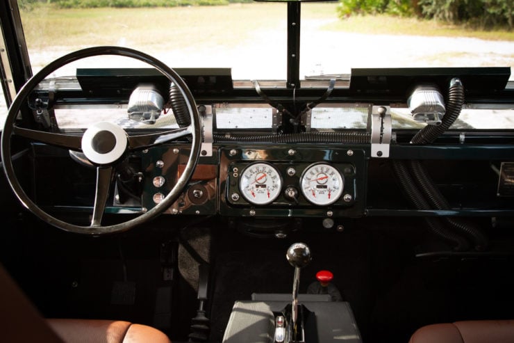 Land Rover Series 2A Corvette V8 Engine Dashboard