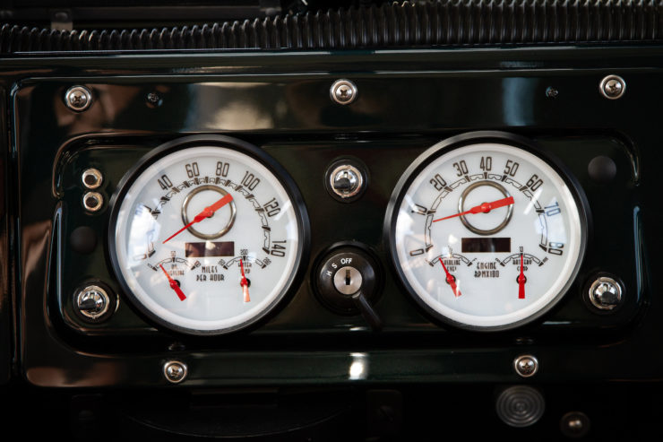 Land Rover Series 2A Corvette V8 Engine Gauges