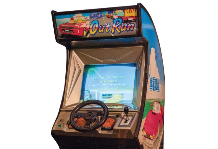 Out Run Arcade Game Screen