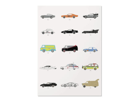 The Film Classic Car Poster by Rear View Prints
