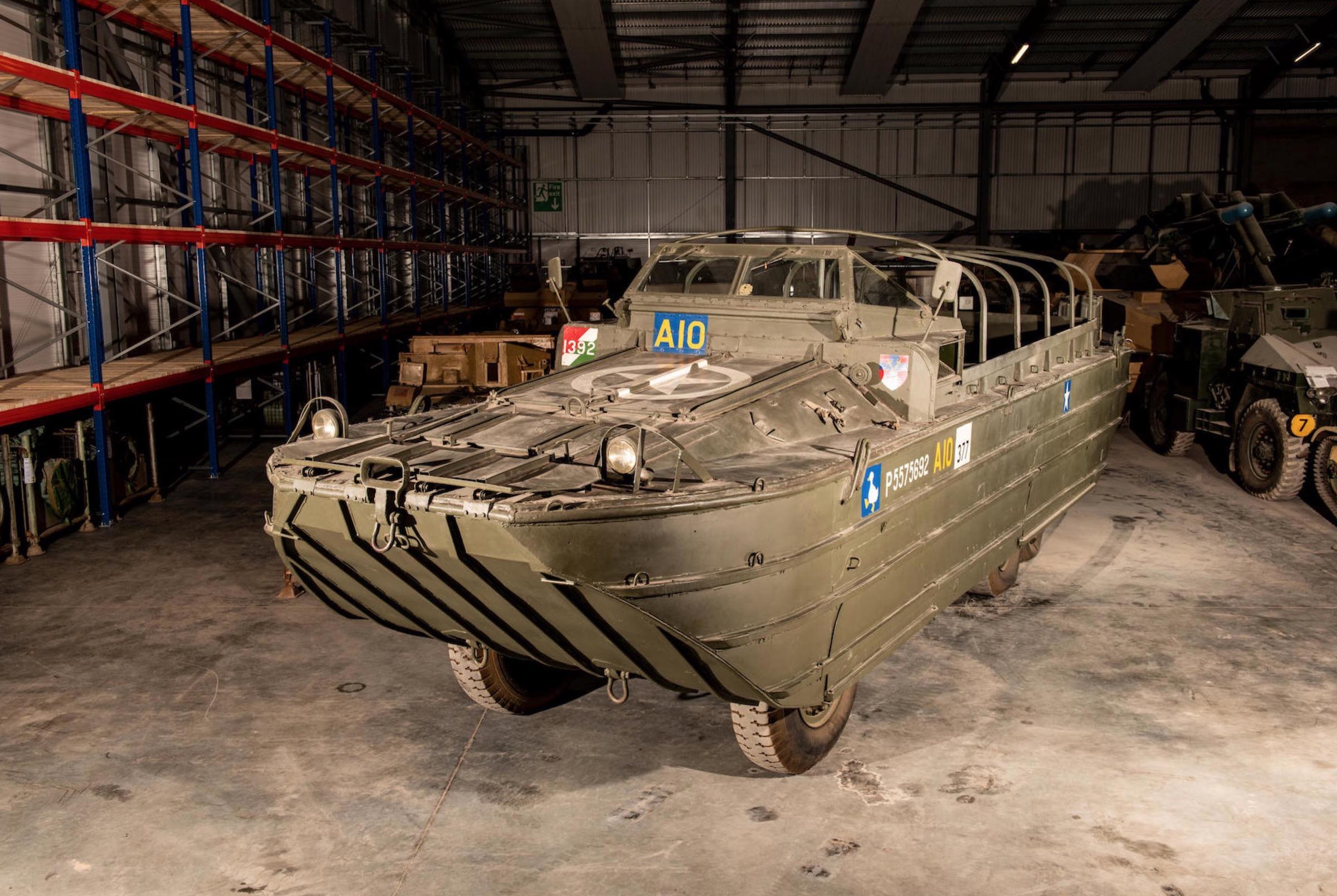 An Original World War 2 DUKW 6x6 Amphibious Utility Vehicle