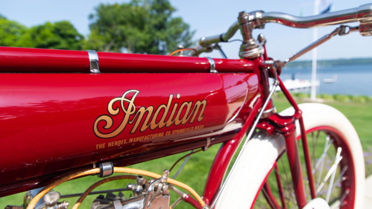 Indian Twin Board Track Racer Fuel Tank