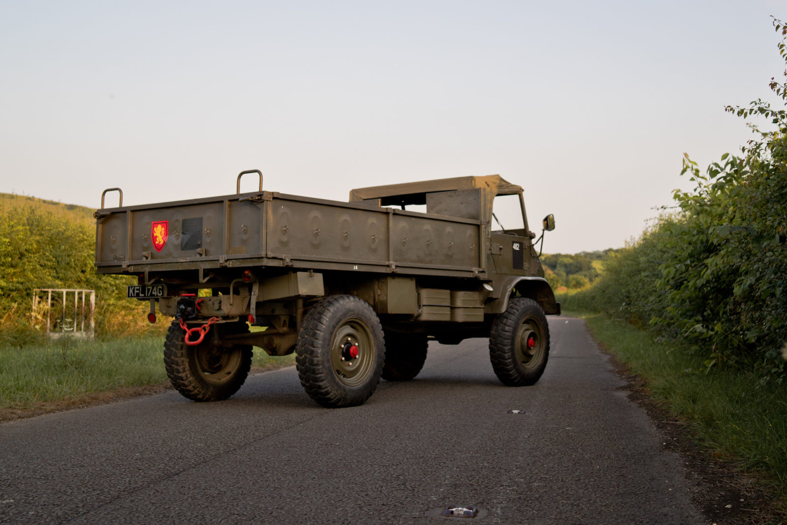 An Ex-German Bundeswehr Military Mercedes-Benz Unimog 404