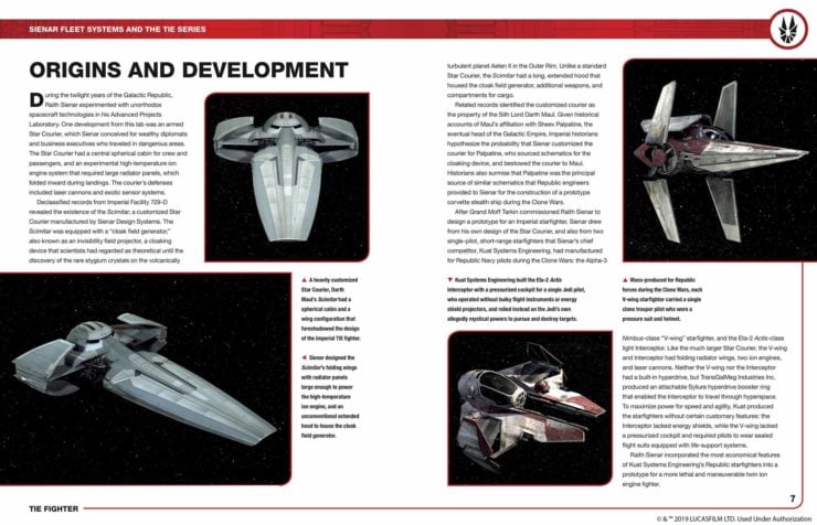 Tie Fighter Owner's Workshop Manual Inside Page 1