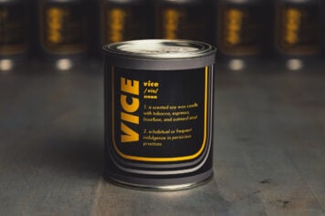 Vice Candle - A Tobacco, Bourbon, Espresso, and Oatmeal Stout Scented Candle 3
