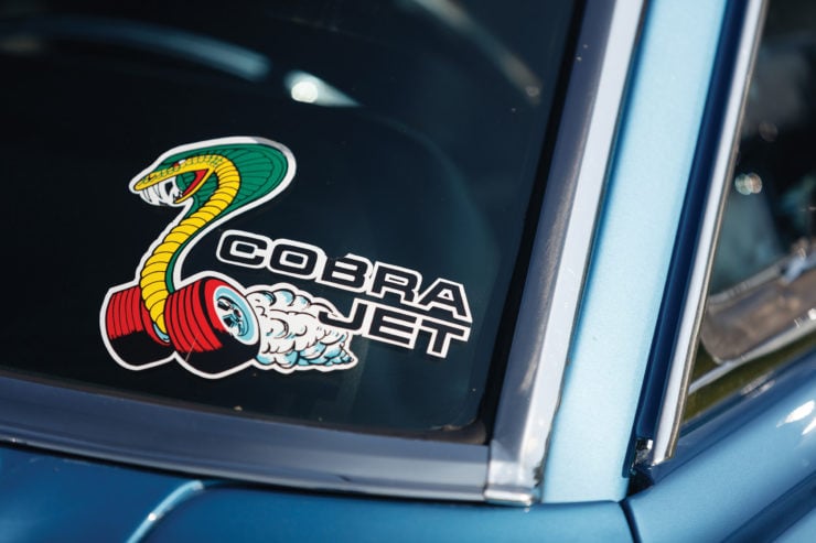 1968 Ford Mustang 428 Cobra Jet Sticker