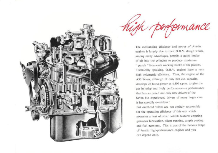 Austin A30 Engine Cutaway