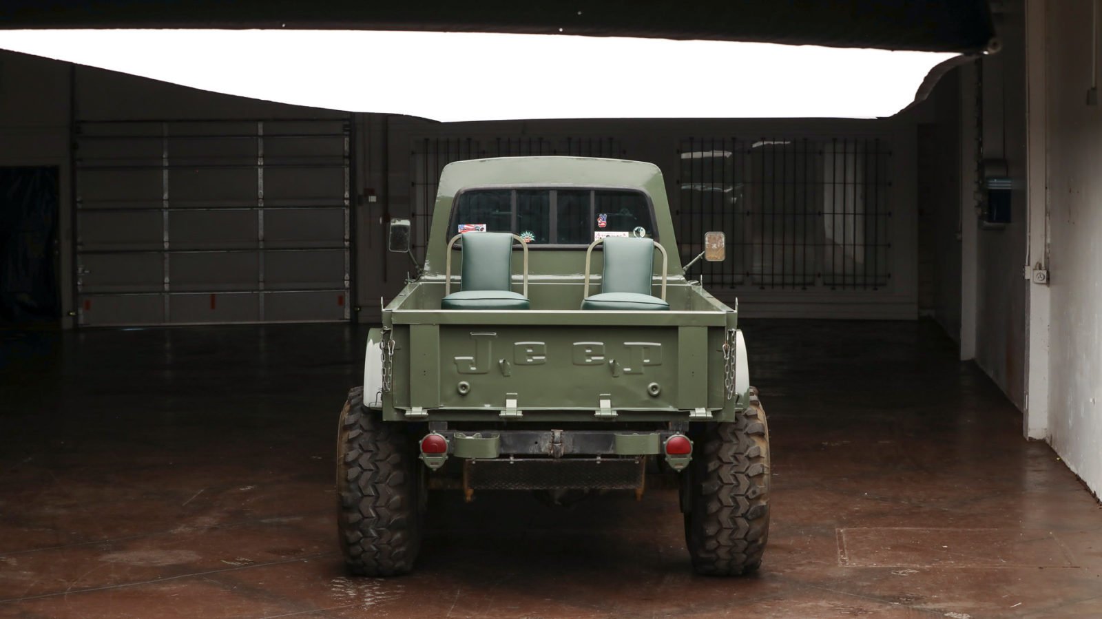 A Custom V8 Kaiser Jeep M715 Pickup Truck On 42 Super Swamper Tires