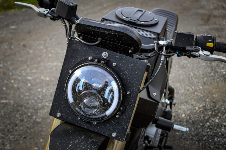 Electric Scrambler Headlight