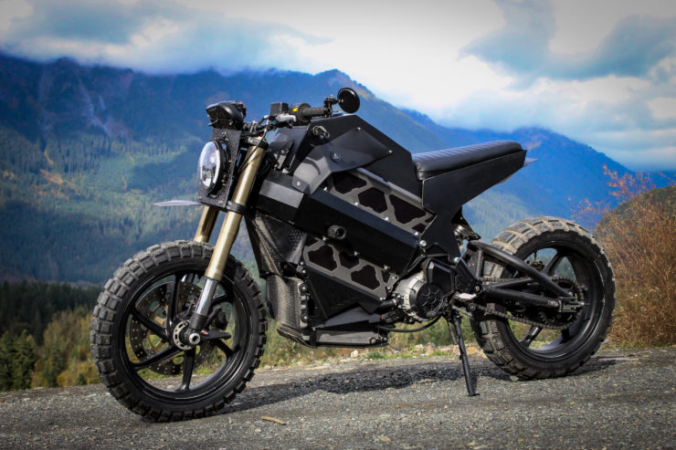 Electric Scrambler Motorbike