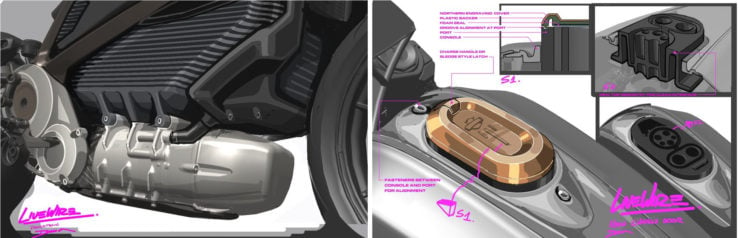 Harley-Davidson LiveWire Drawings