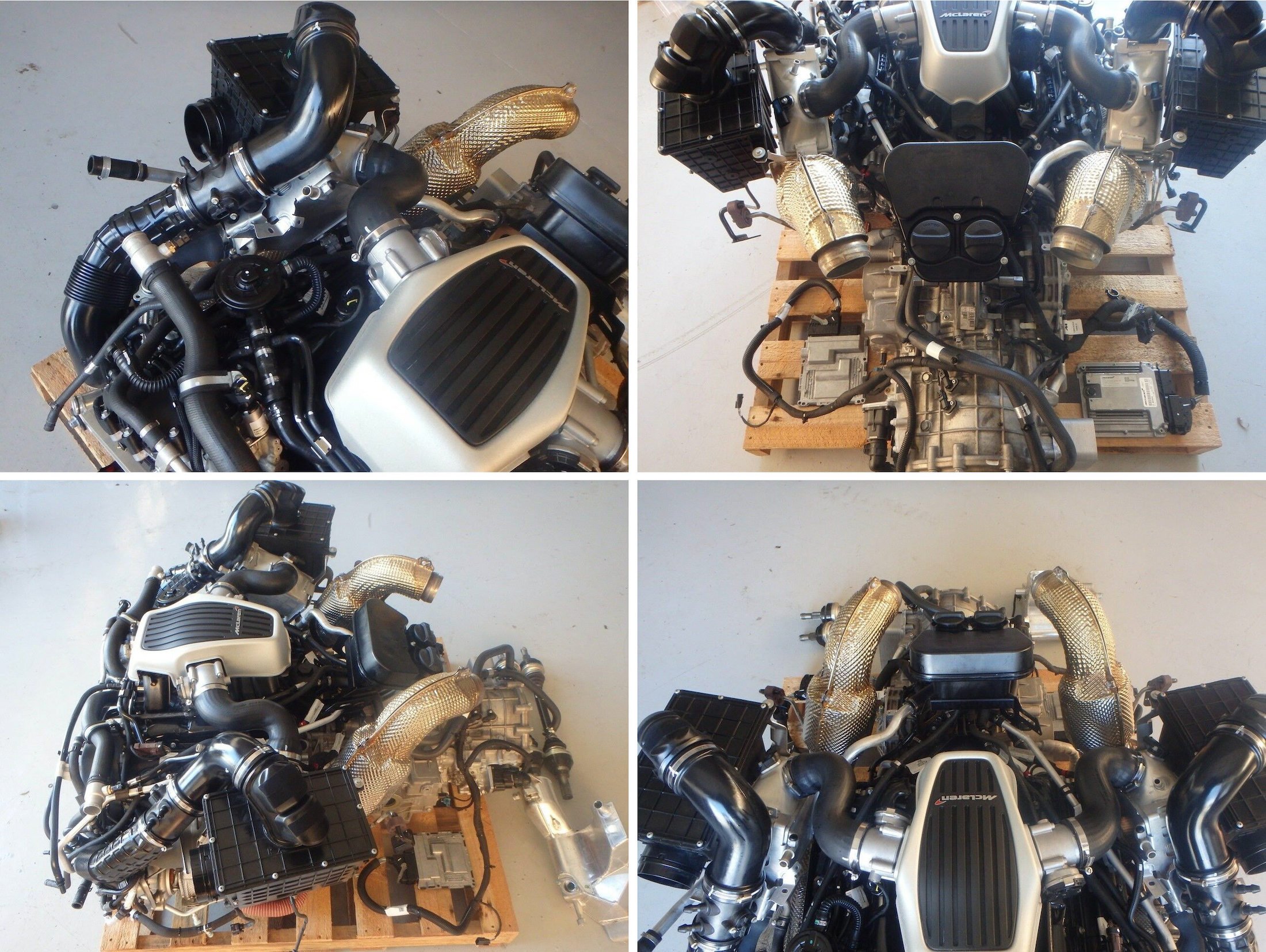 McLaren 540C Twin-Turbo V8 Engine