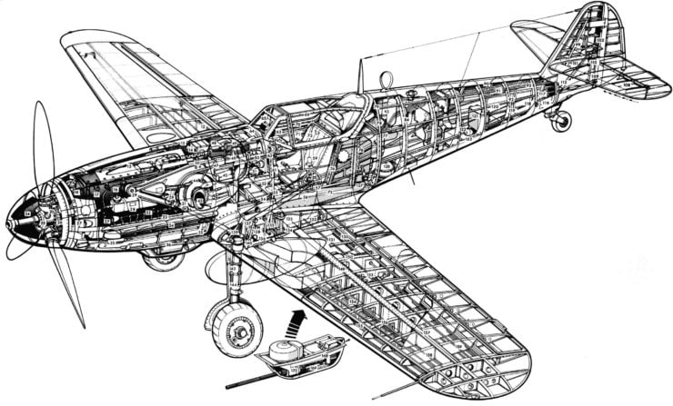 Messerschmitt Bf 109 Cutaway